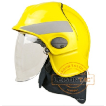 Casco de lucha contra el fuego con linterna impermeable